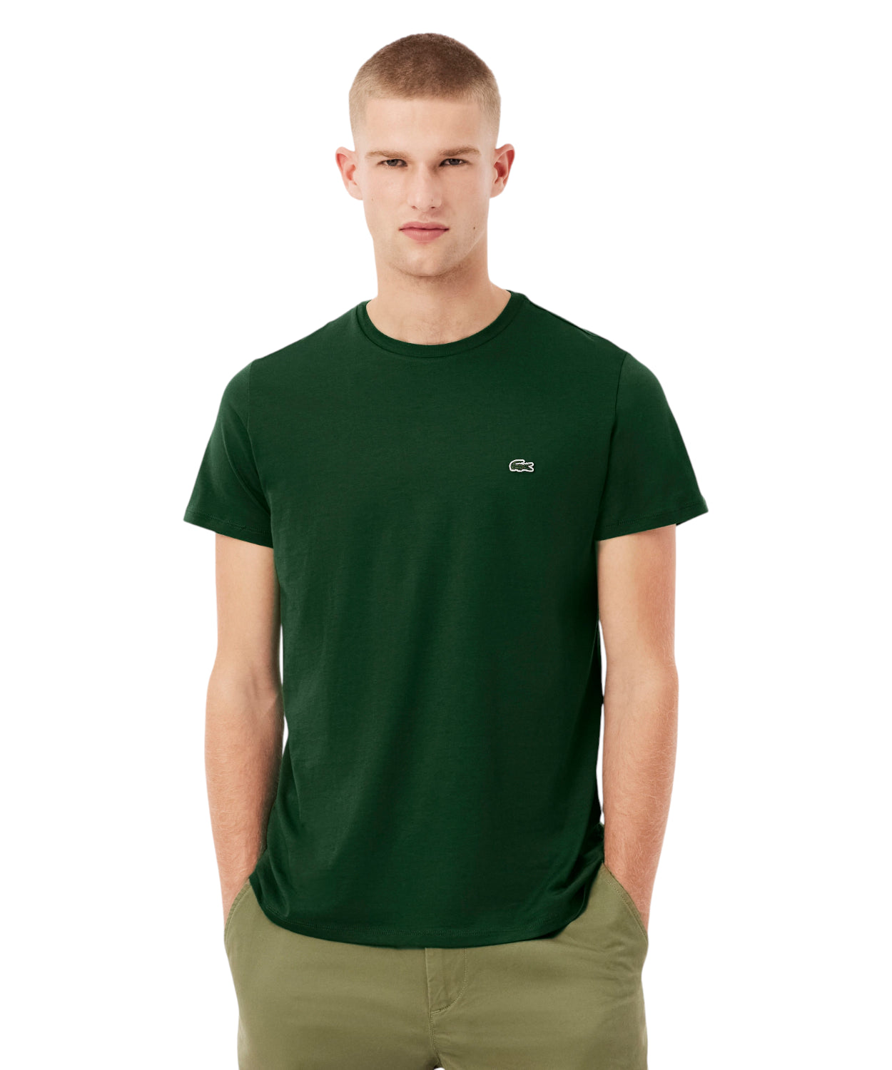 T-shirt cotone Pima Lacoste per uomo