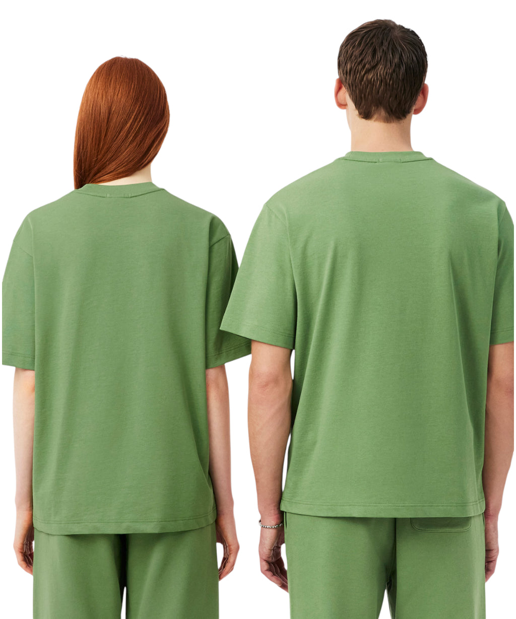 T-shirt unisex Lacoste z ciężkiego dżerseju