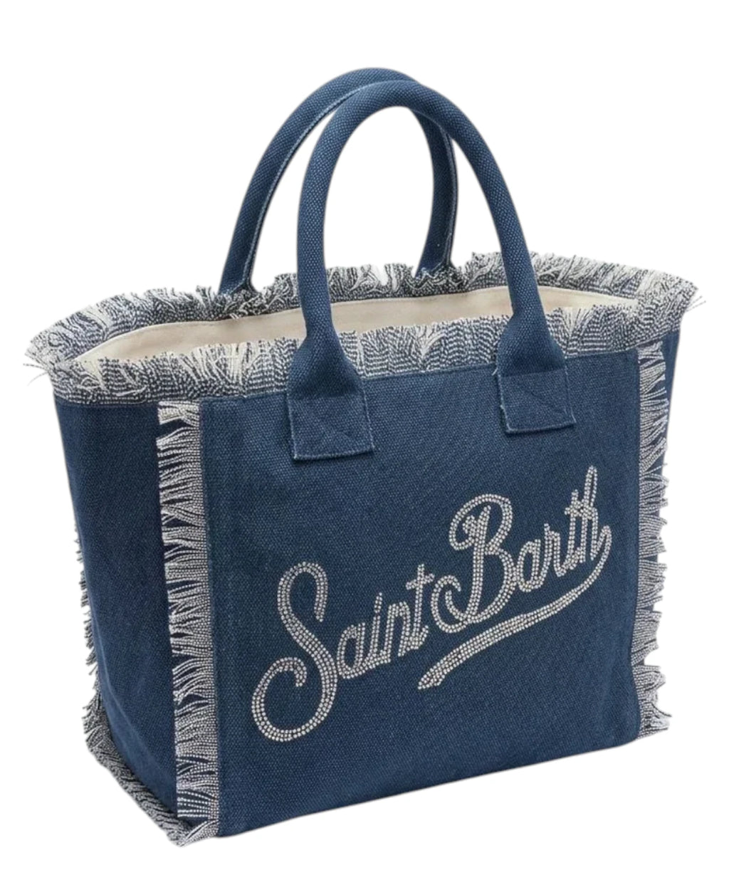 MC2 Saint Barth Borsa Vanity s logem a kamínky Strass