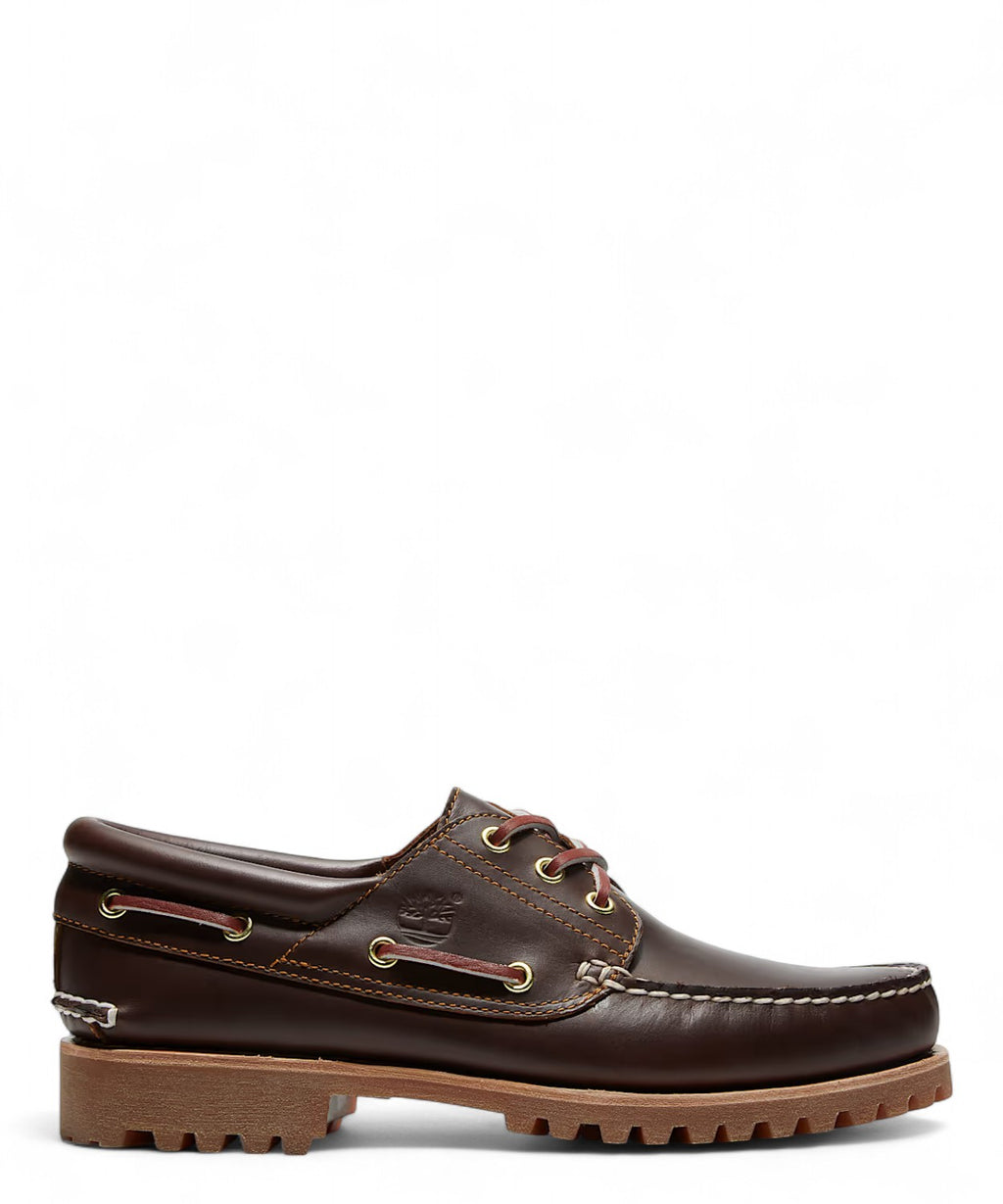 Timberland® Authentic 3-Eye Lug ręcznie szyte skórzane mokasyny żeglarskie