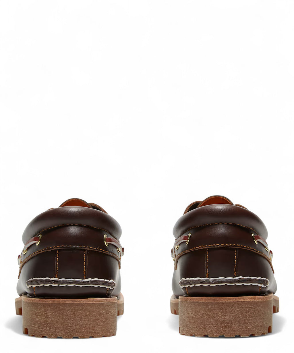 Timberland® Authentic 3-Eye Lug ręcznie szyte skórzane mokasyny żeglarskie