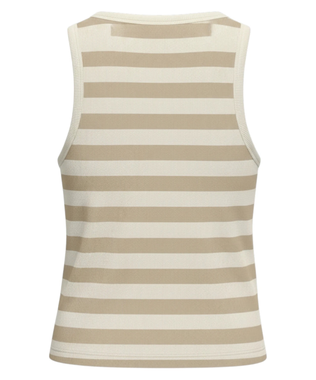 MC2 Saint Barth Ada Cotton Striped Tank Top