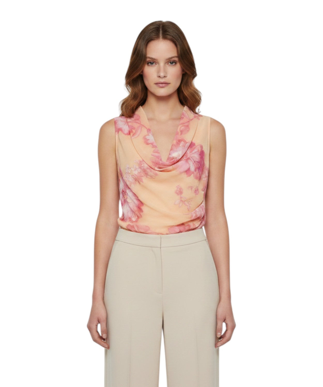 Blusa Marella Cabina Floral Cruzada