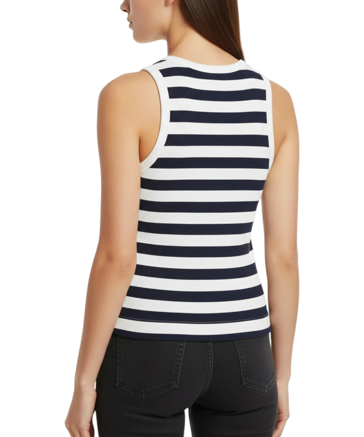 MC2 Saint Barth Women's Cotton Striped Tank Top