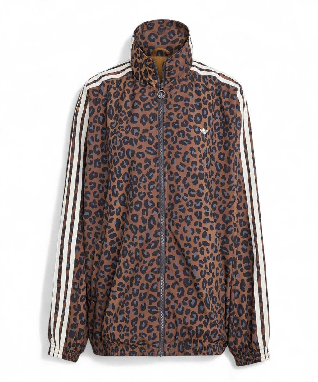 Felpa Adidas Track Top Leopard Firebird Oversized con Zip-Adidas Originals-Felpe-Vittorio Citro Boutique