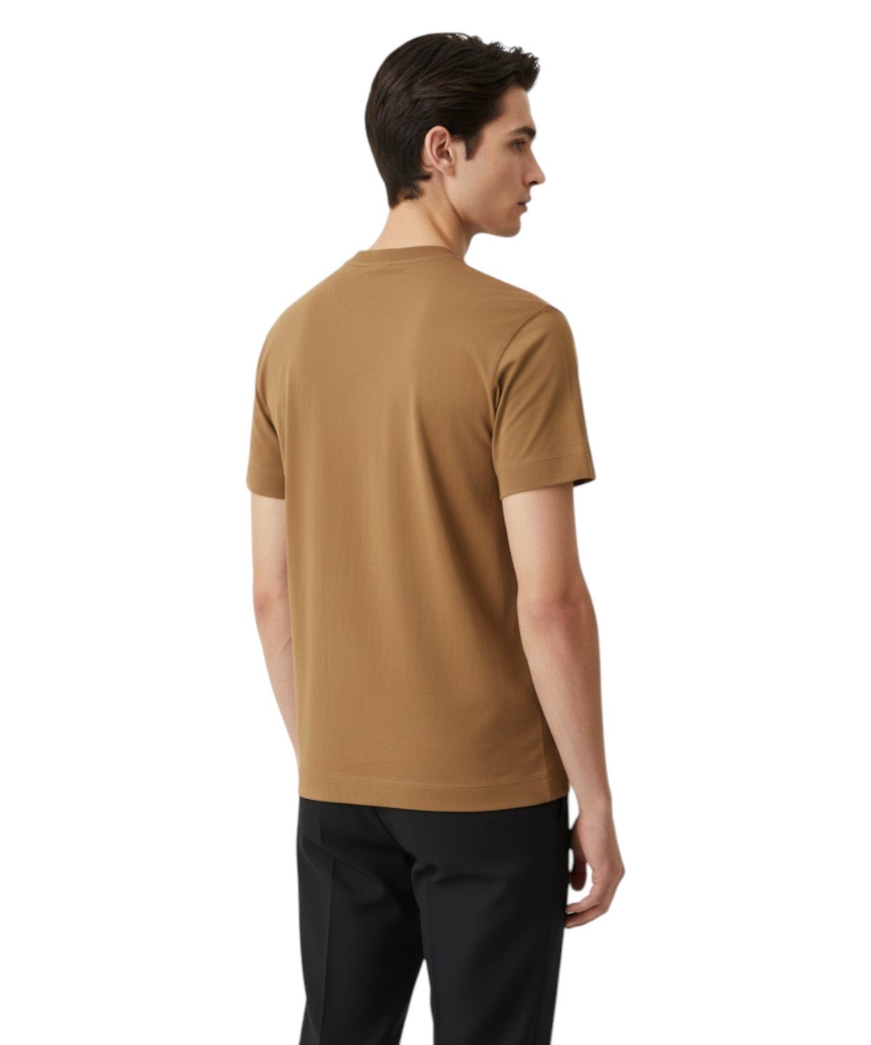 Emporio Armani Slim Fit T-shirt with Embossed Logo