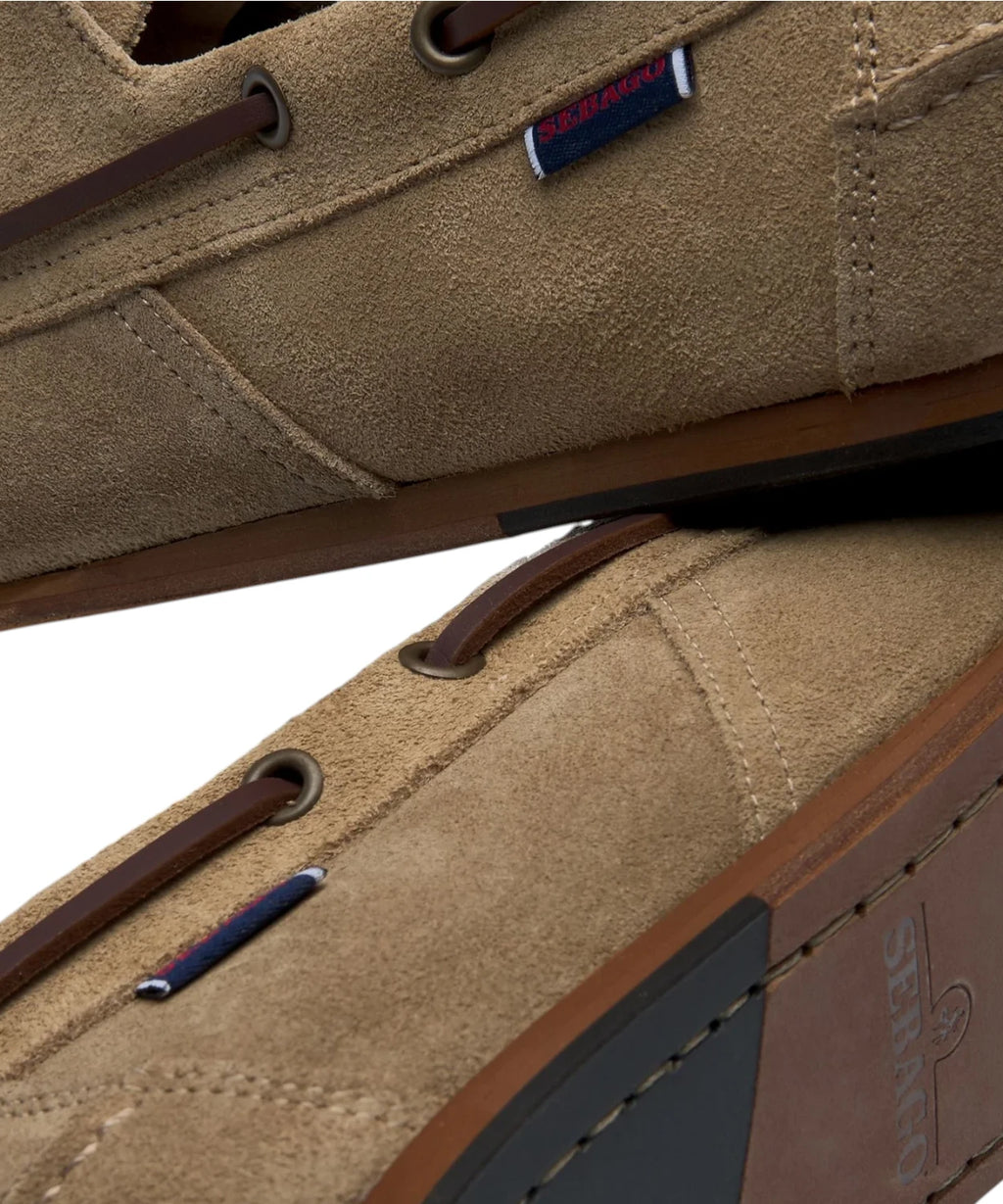 Sebago Owen pánské mokasíny z béžového semiše Taffy