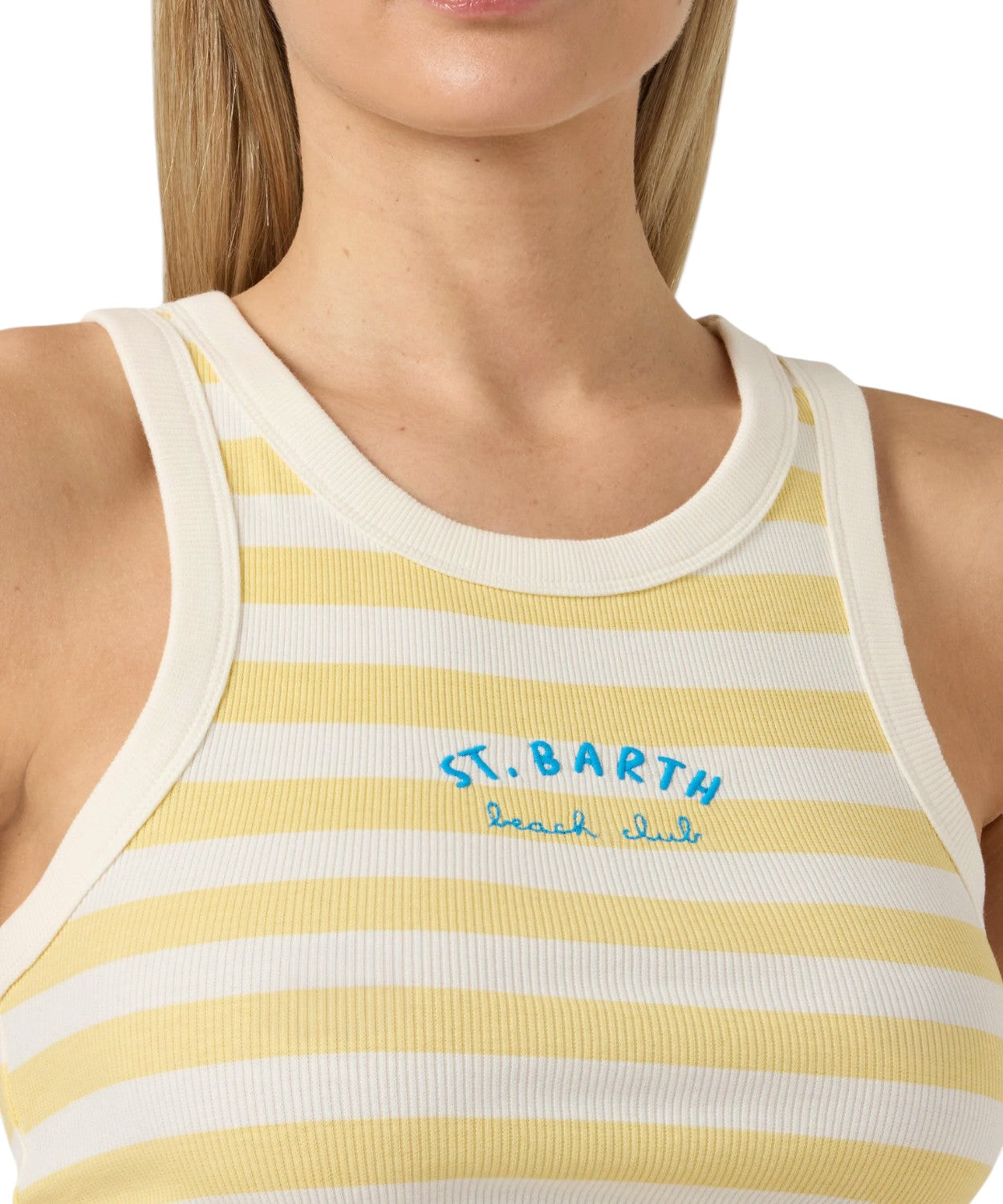 MC2 Saint Barth Women's Cotton Striped Tank Top