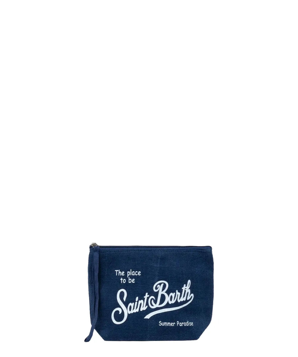 Pochette in lino Aline-Pochette-Mc2 Saint Barth-Vittorio Citro Boutique