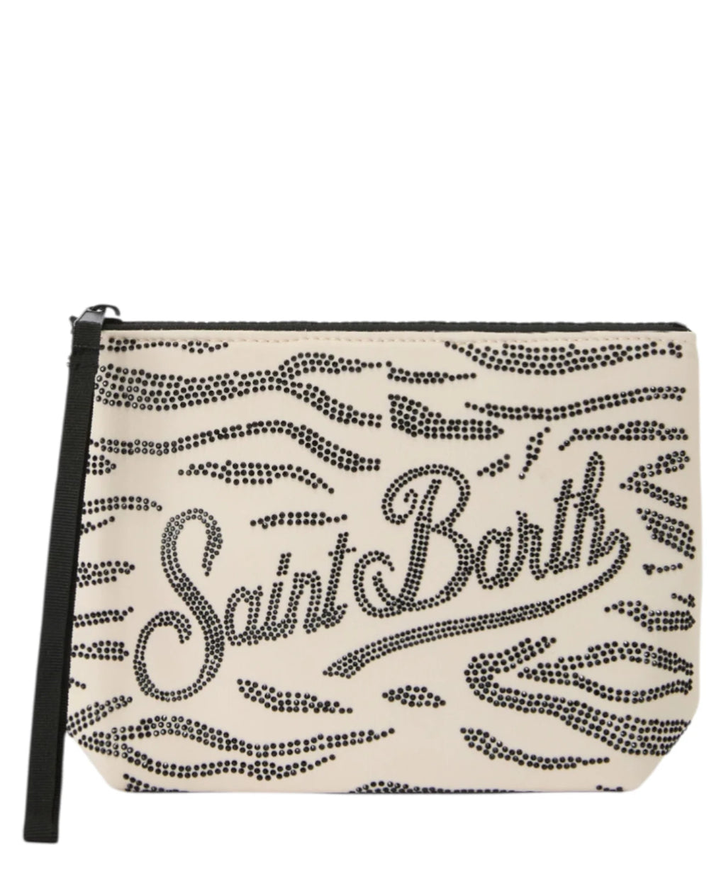 Aline MC2 Saint Barth Clutch in Zebra Scuba