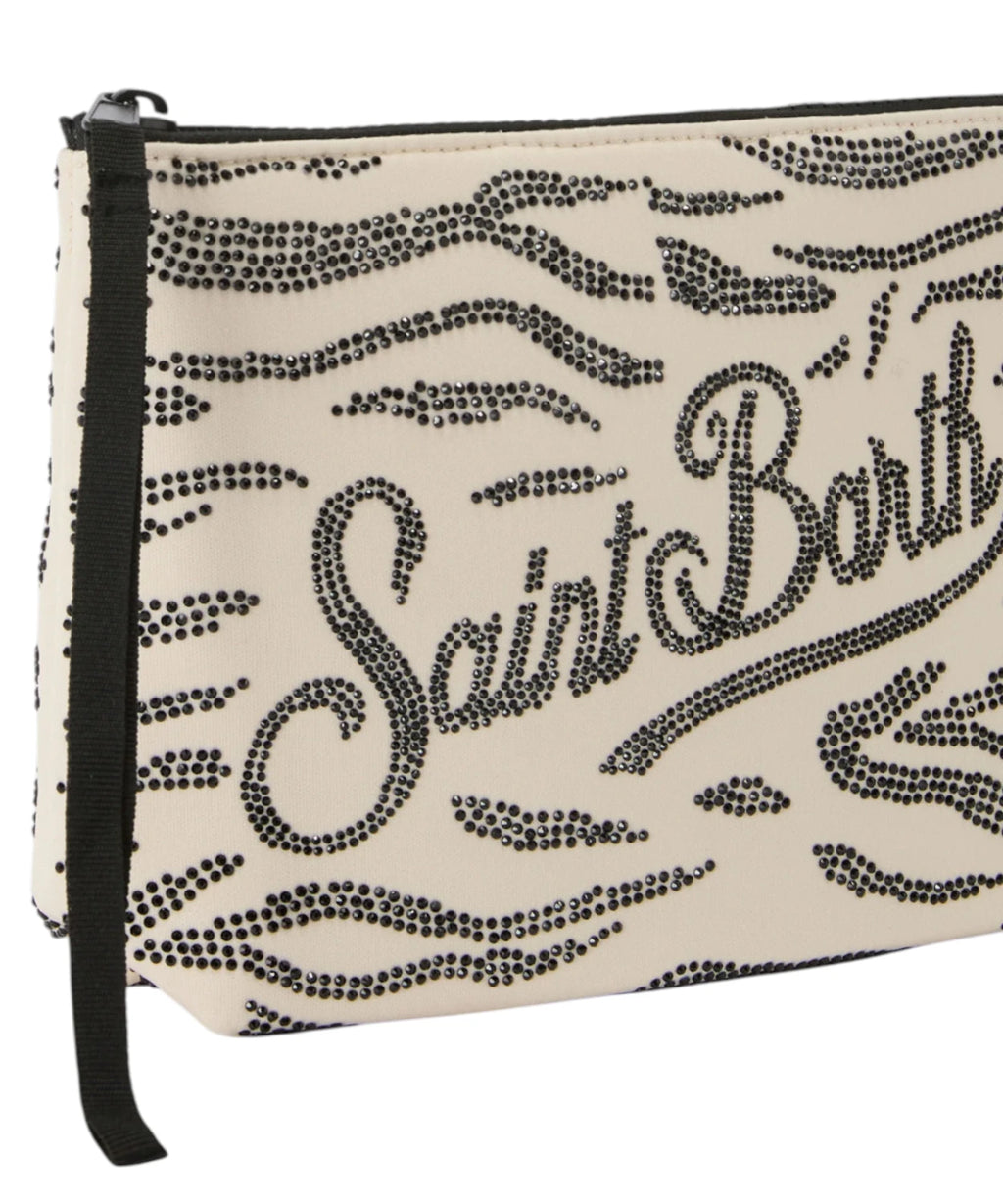 Aline MC2 Saint Barth Clutch in Zebra Scuba