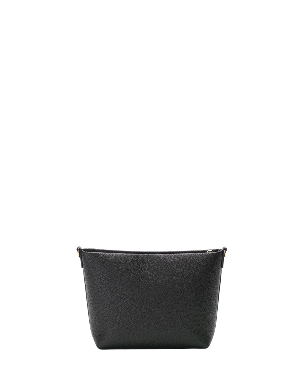 Aline Bag in pelle martellata nera – borsa a spalla con doppia tracolla-Mc2 Saint Barth-Borse a spalla-Vittorio Citro Boutique