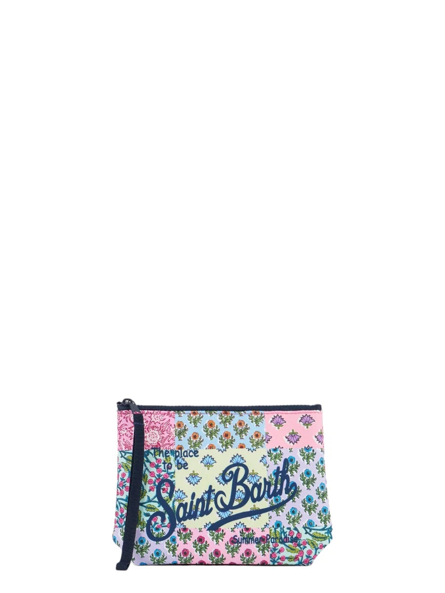 Pochette in scuba a fiori Aline-Mc2 Saint Barth-Pochette-Vittorio Citro Boutique