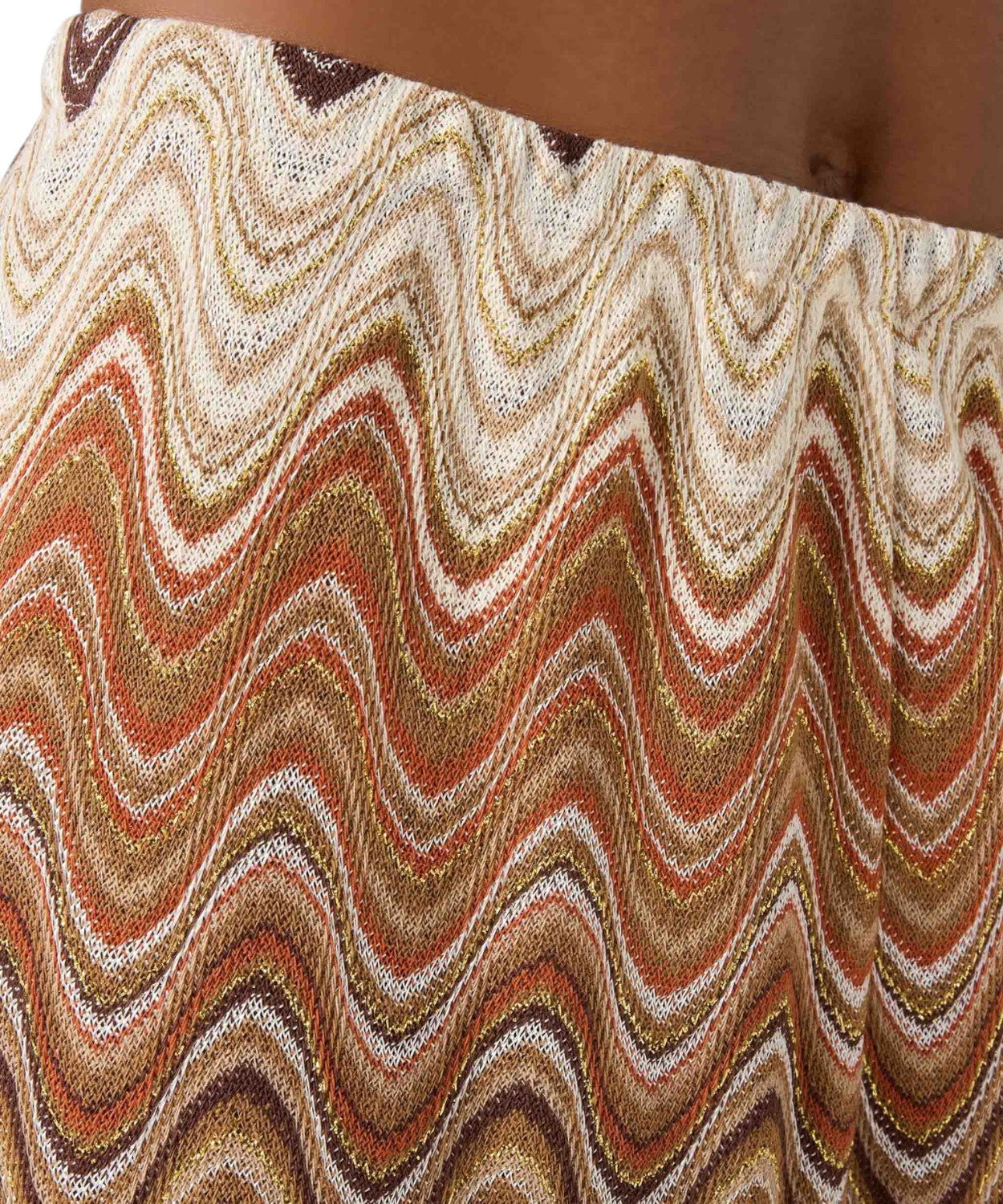 Amalia long pants in raschel knit