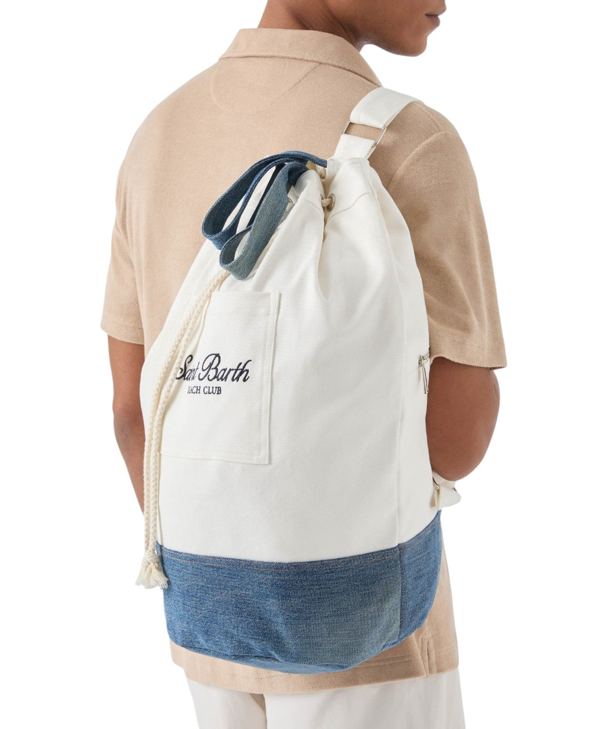 Beach Backpack with Drawstring MC2 Saint Barth