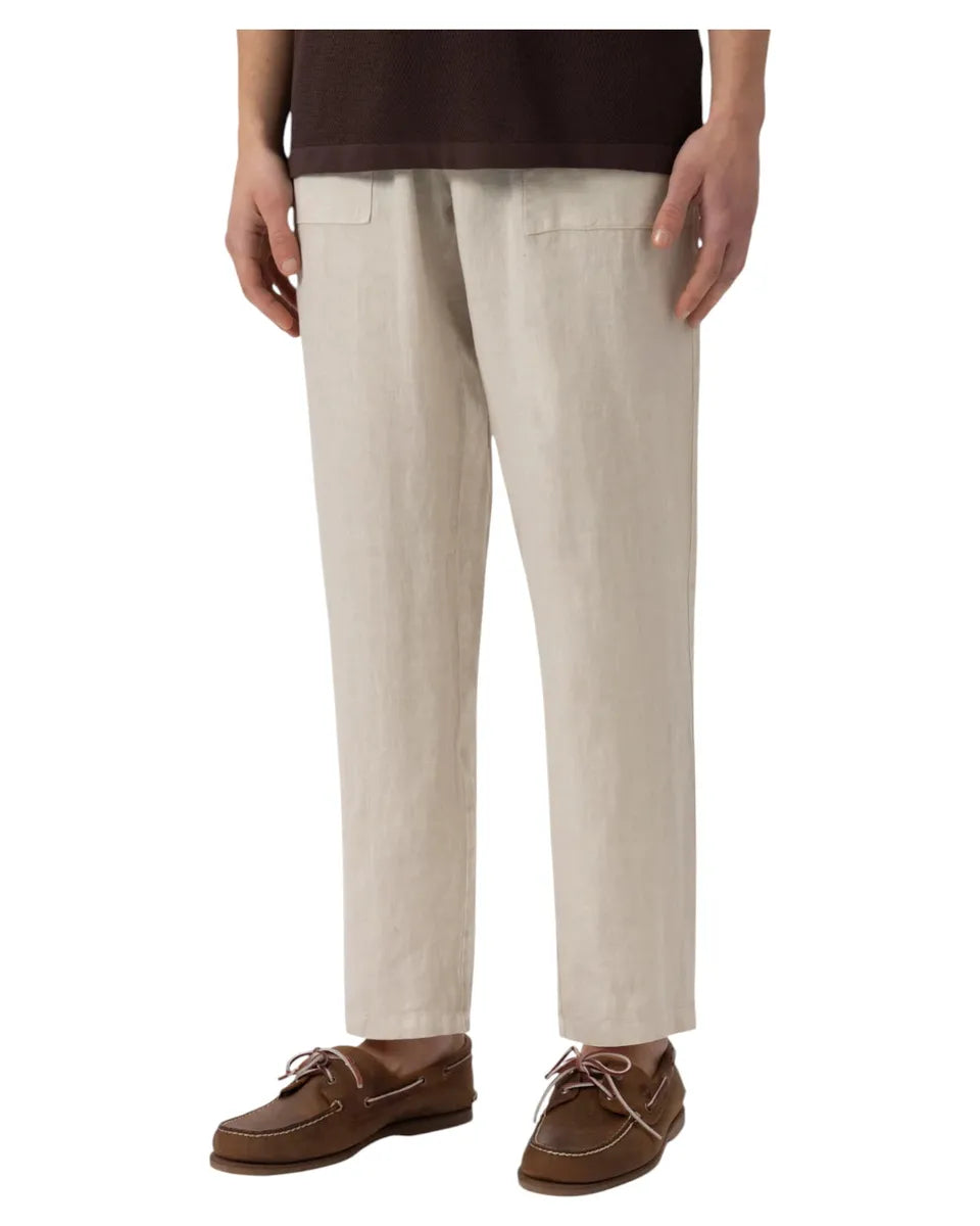 Pantaloni Uomo in Lino Calais-Pantaloni-Mc2 Saint Barth-Vittorio Citro Boutique