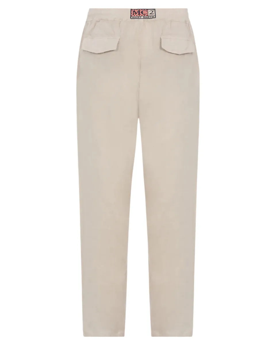 Pantaloni Uomo in Lino Calais-Pantaloni-Mc2 Saint Barth-Vittorio Citro Boutique