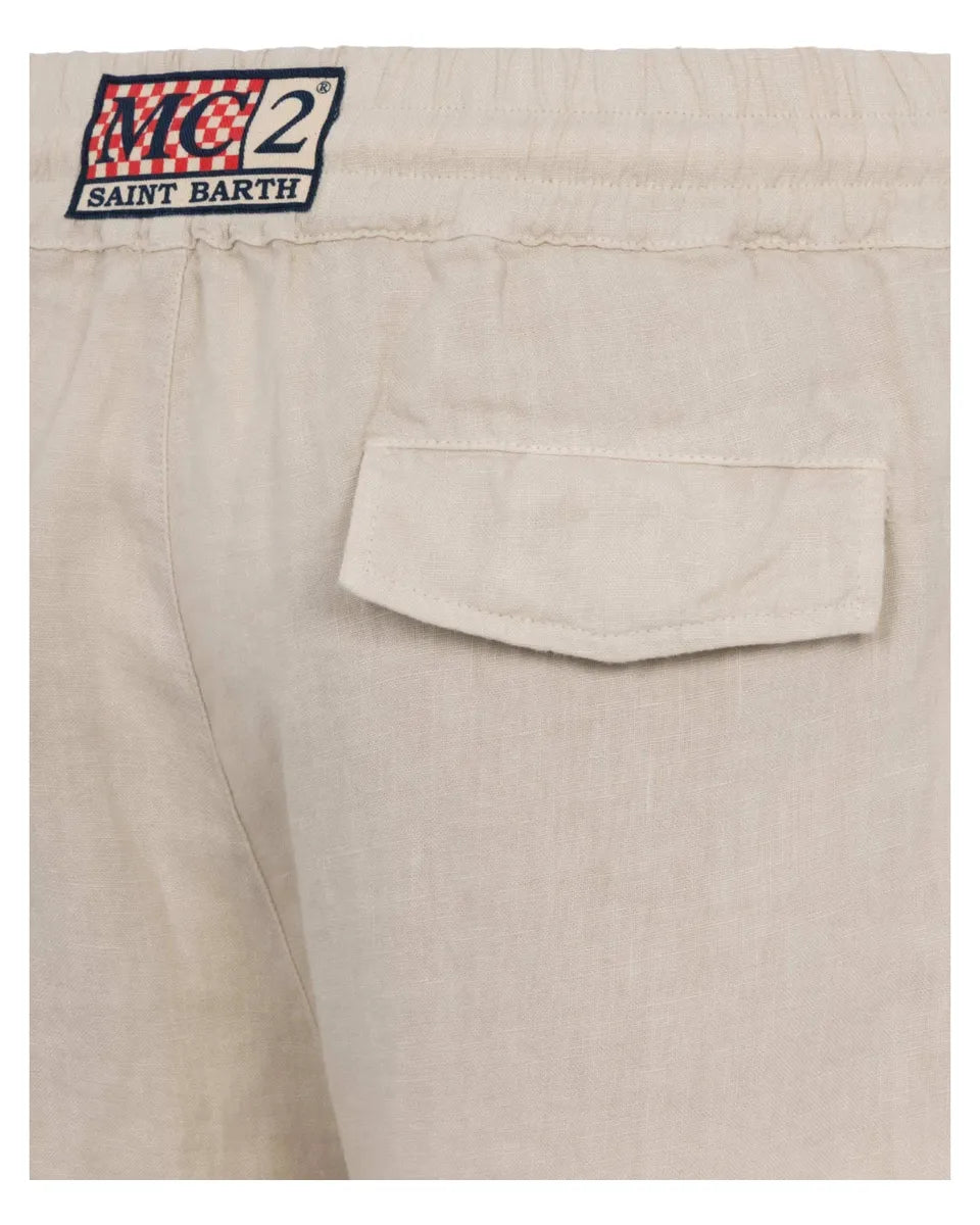 Pantaloni Uomo in Lino Calais-Pantaloni-Mc2 Saint Barth-Vittorio Citro Boutique