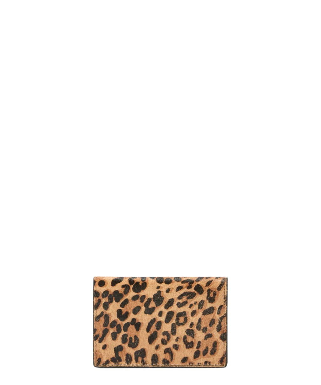 Portacarte in pelle spazzolata e cavallino leopardato con scomparto monete-Mc2 Saint Barth-Portafogli-Vittorio Citro Boutique