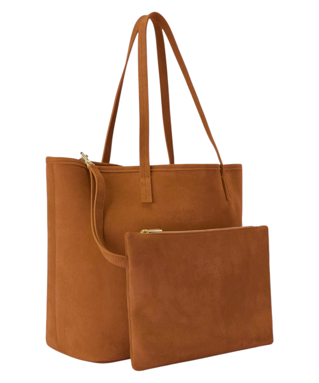 Bolso City Regular de ante MC2 Saint Barth con pouch removible