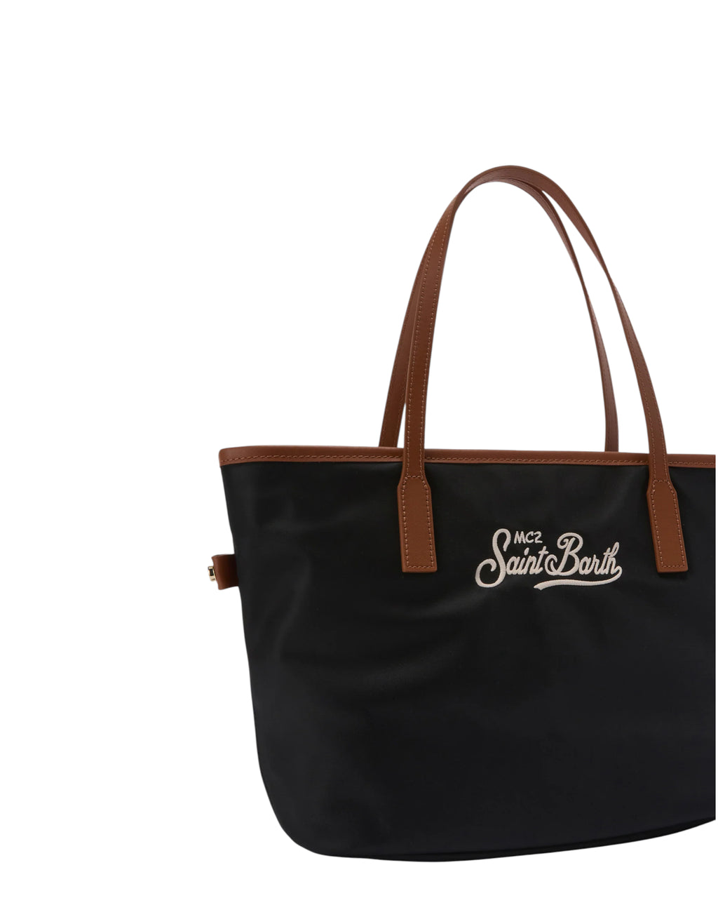 City Medium Nylon Black Bag MC2 Saint Barth