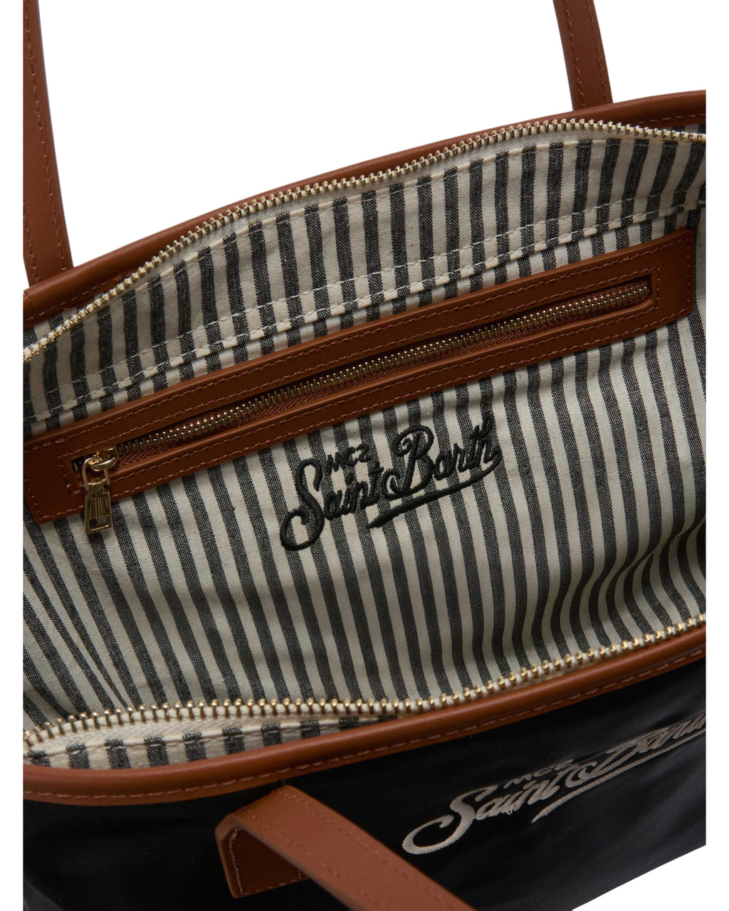 City Medium Nylon Black Bag MC2 Saint Barth