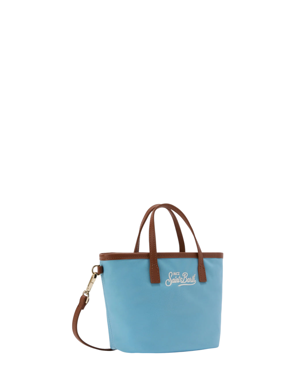 MC2 Saint Barth Blue Nylon City Mini Bag