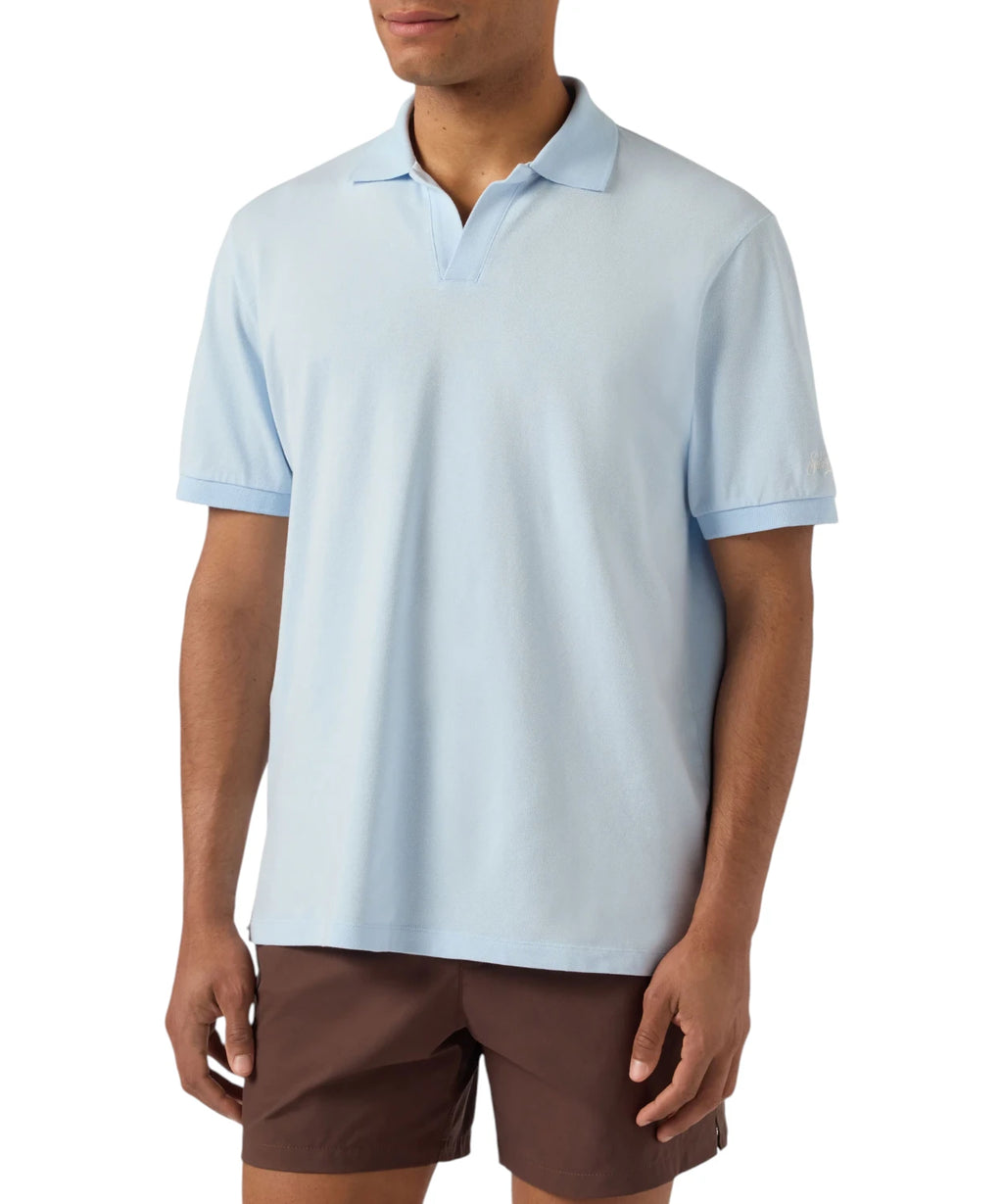 Herre Polo Charles MC2 Saint Barth i bomuldspiqué