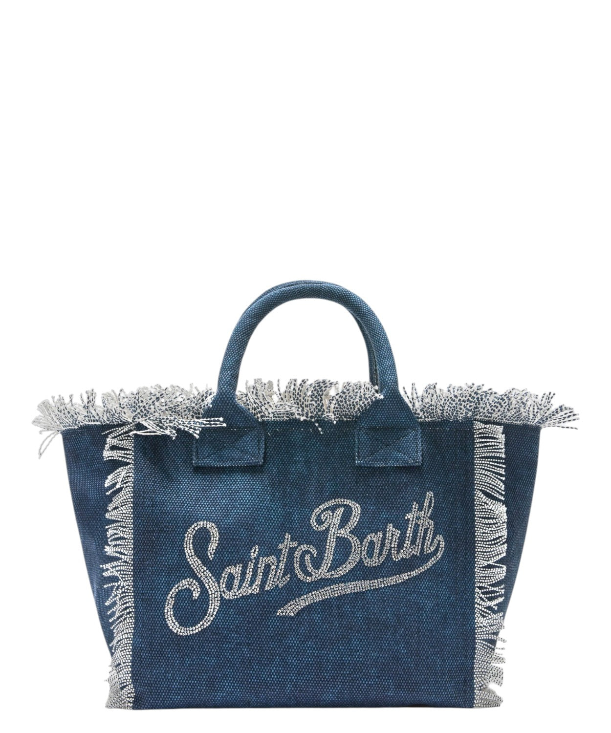Colette MC2 Saint Barth Canvas Bag with Rhinestone Logo