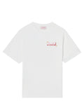 Emilie T-shirt MC2 Saint Barth with Embroidery and Applied Horn