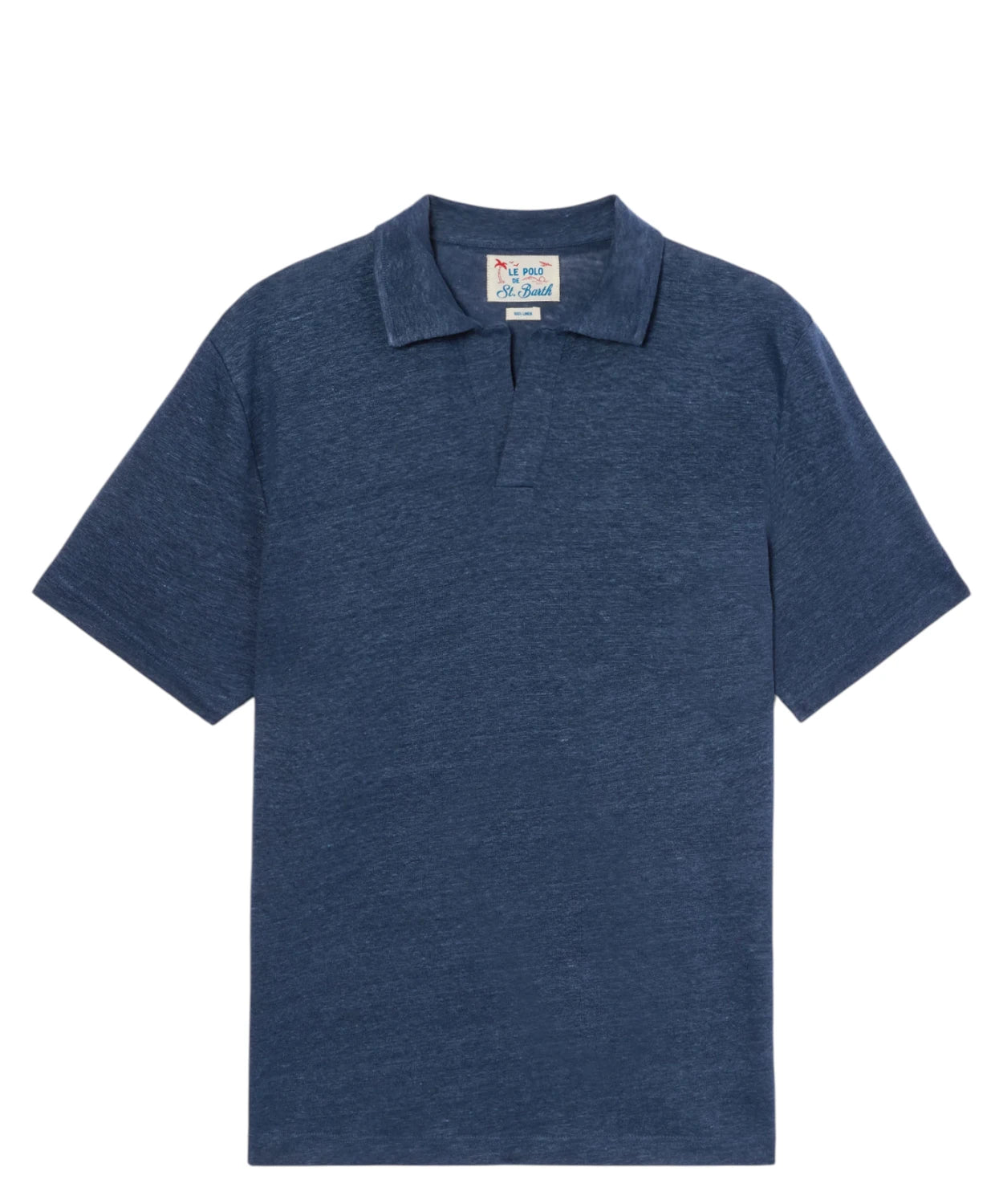 MC2 Saint Barth Men's Linen Polo Shirt
