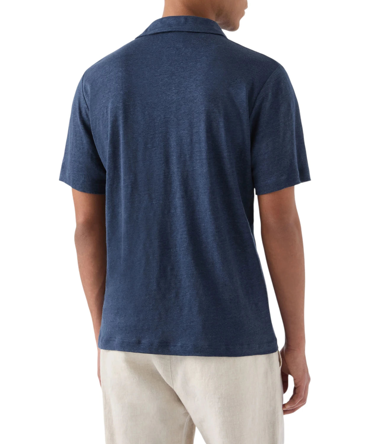 MC2 Saint Barth Men's Linen Polo Shirt