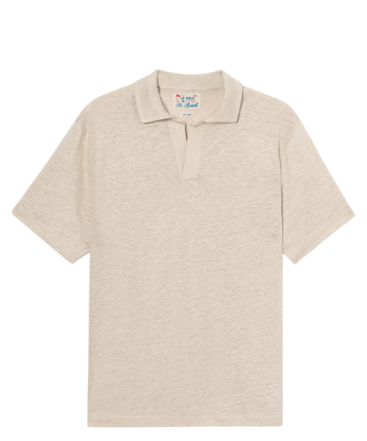 Men's Linen Polo Shirt MC2 Saint Barth