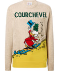 Maglione in misto cashmere con jacquard Zio Paperone Courchevel-Mc2 Saint Barth-Maglieria-Vittorio Citro Boutique
