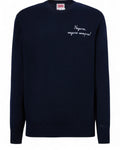 Maglione Heron Light con ricamo "Negare, negare sempre"-Mc2 Saint Barth-Maglieria-Vittorio Citro Boutique