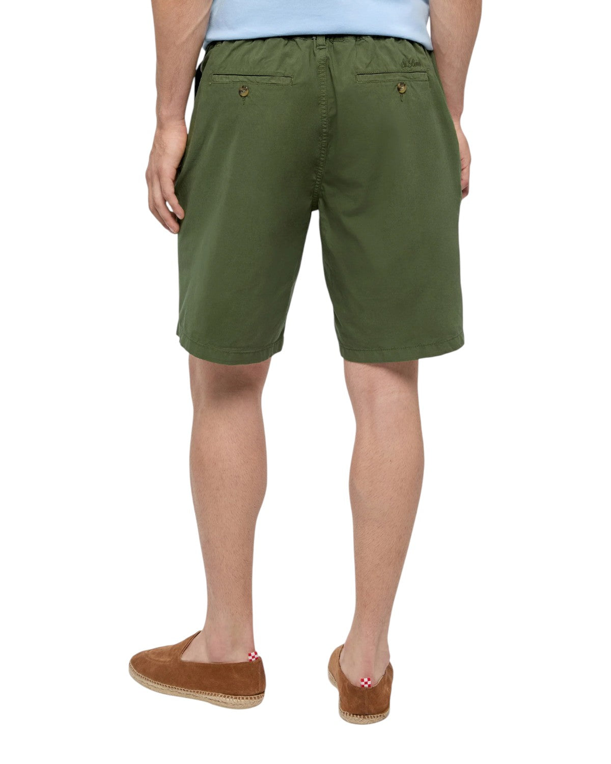 Bermuda Ischia de algodón para hombre, confort de verano