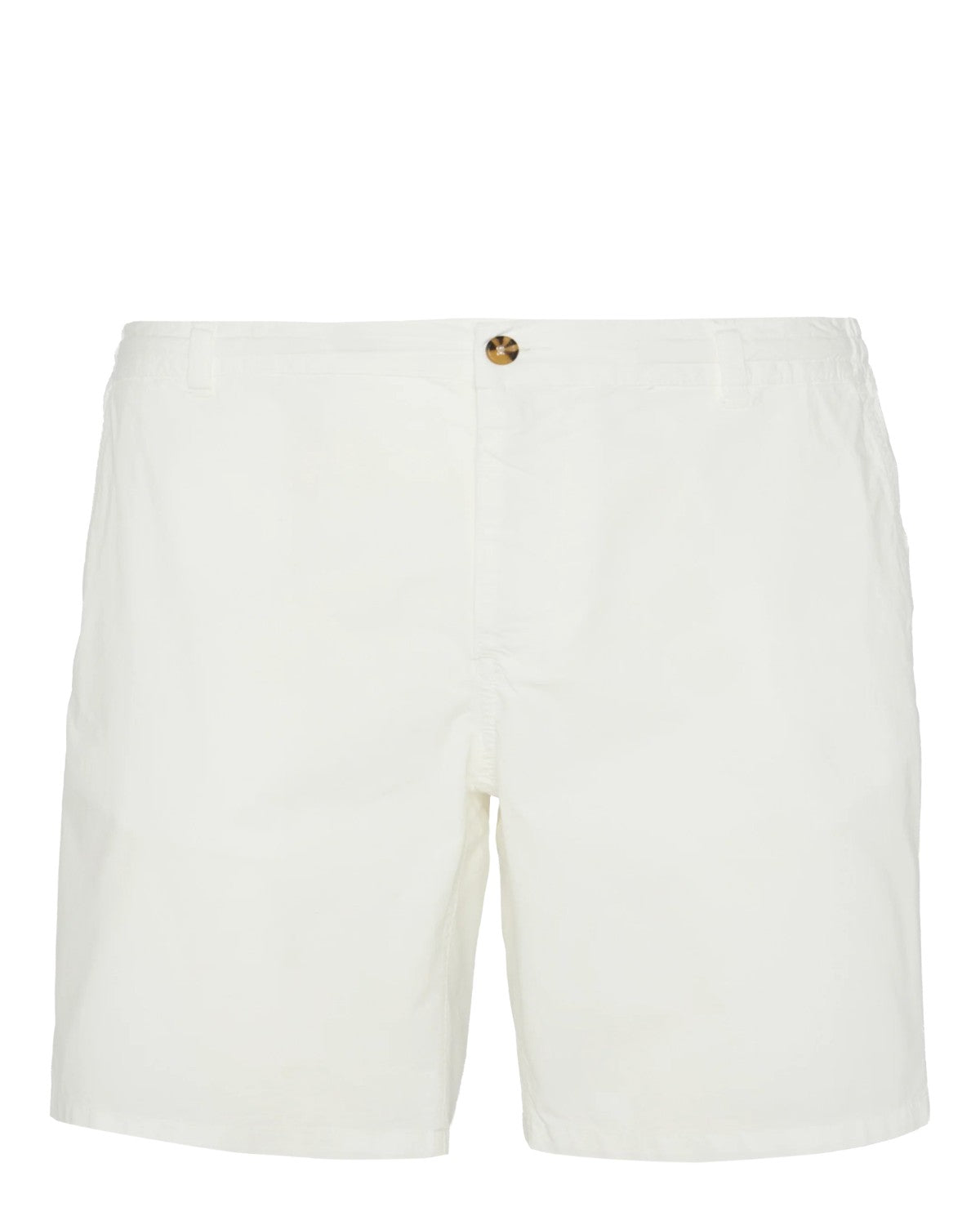Ischia Bermuda Shorts in 100% Cotton White