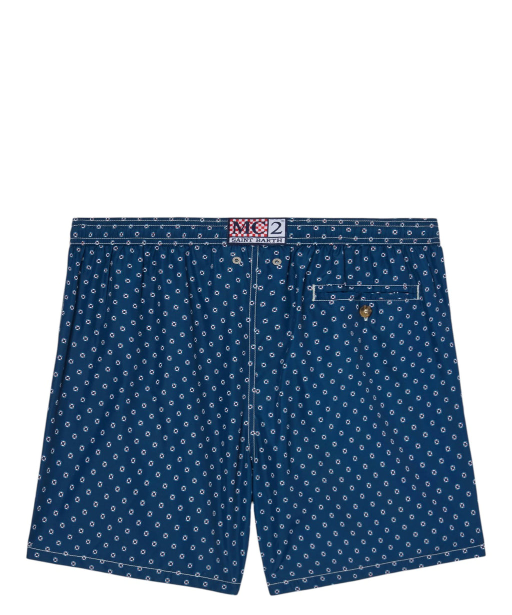 Men's MC2 Saint Barth Ultralight Swimsuit with Pattern