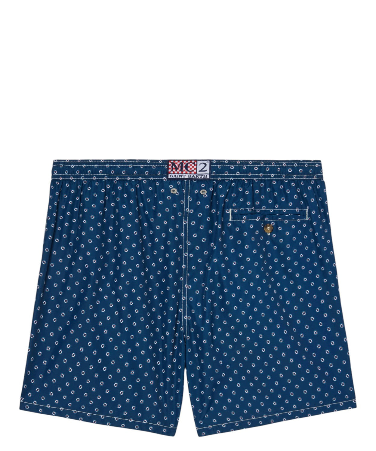 Men's MC2 Saint Barth Ultralight Swimsuit with Pattern