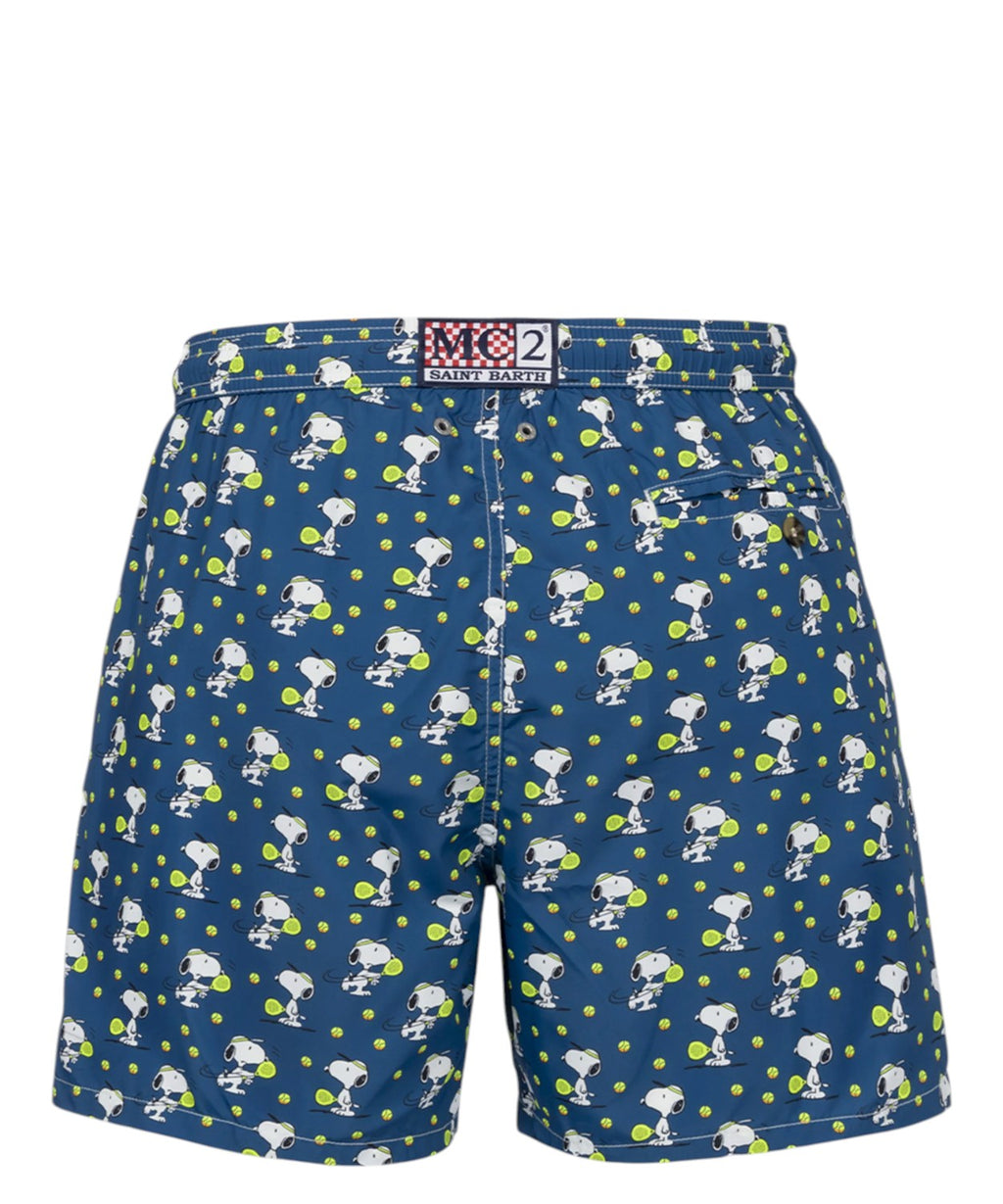 Men's MC2 Saint Barth Ultralight Swimsuit with Snoopy Pattern