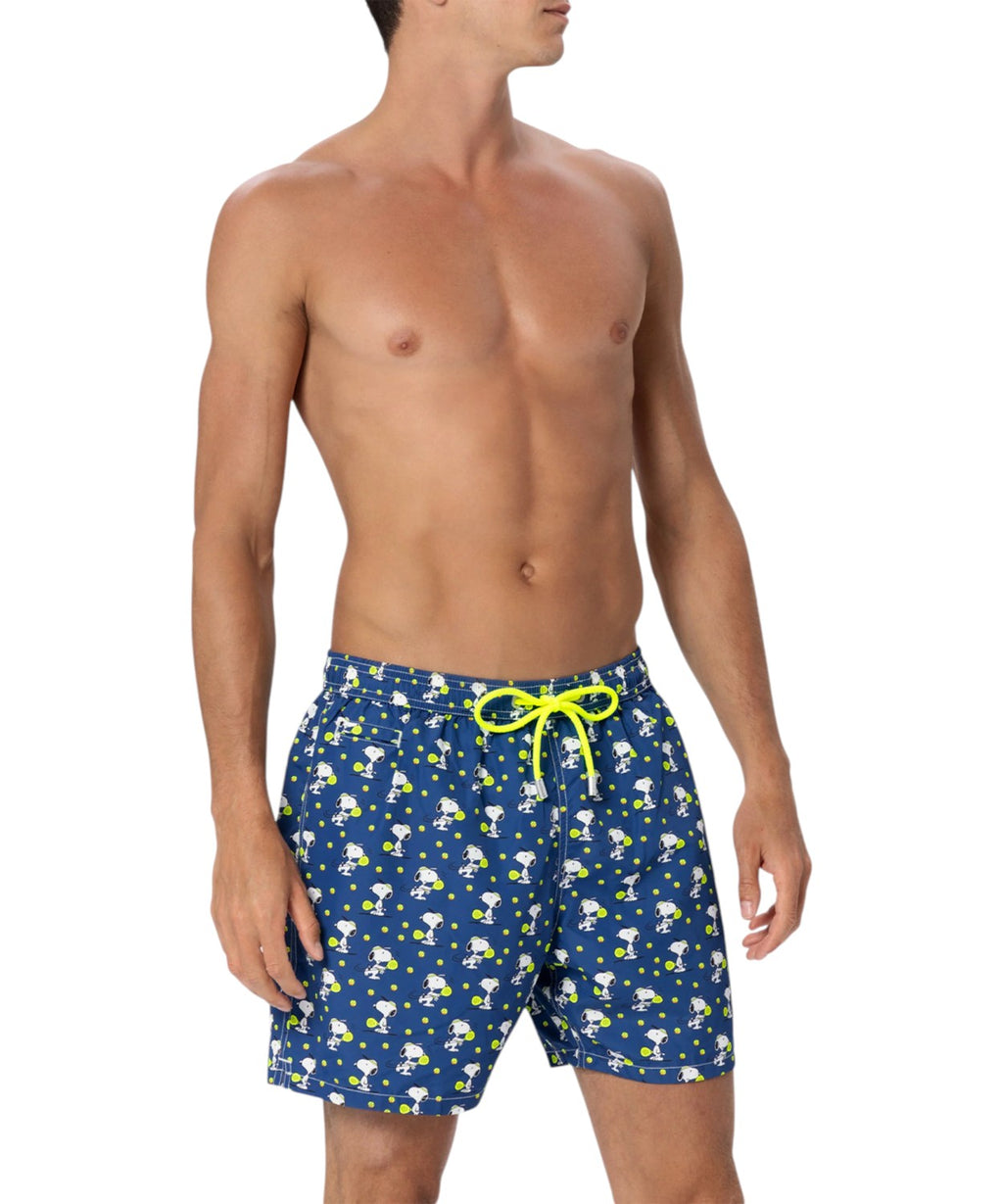 Men's MC2 Saint Barth Ultralight Swimsuit with Snoopy Pattern