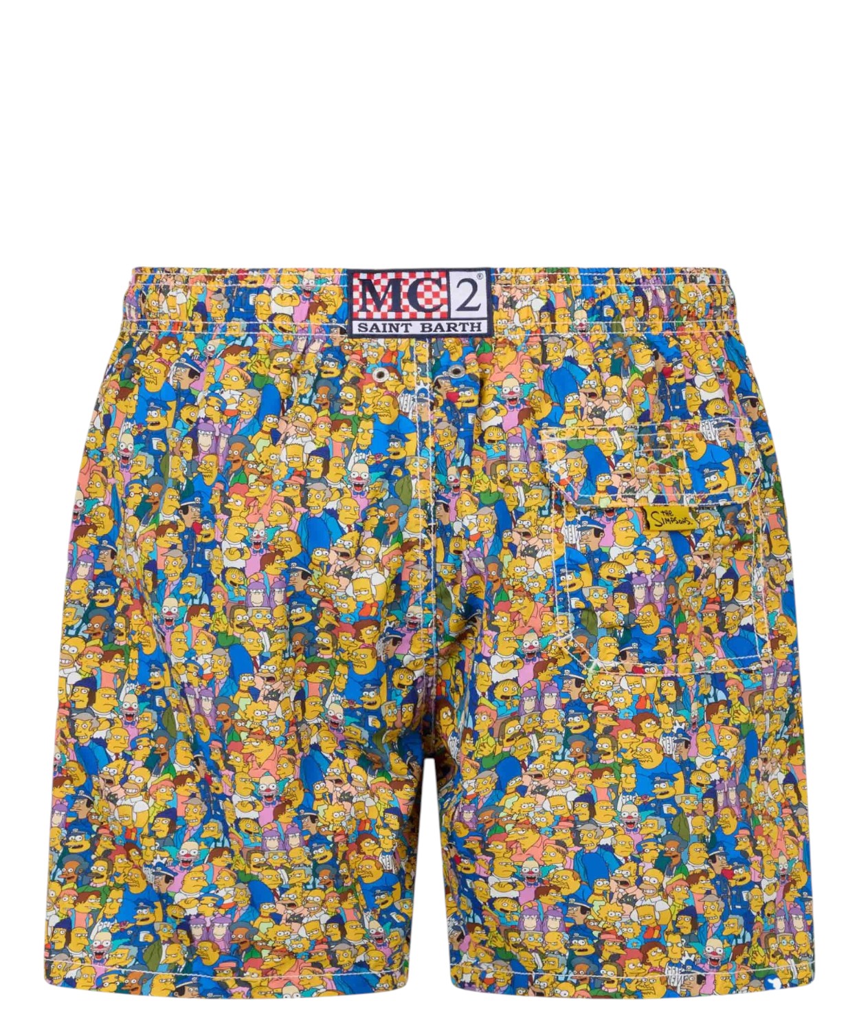 Men's MC2 Saint Barth Ultralight Swimsuit with Simpson Pattern