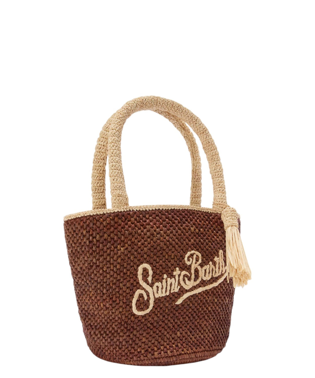 Marcy Mini Raffia Brown Bag for Elegant Summer Looks