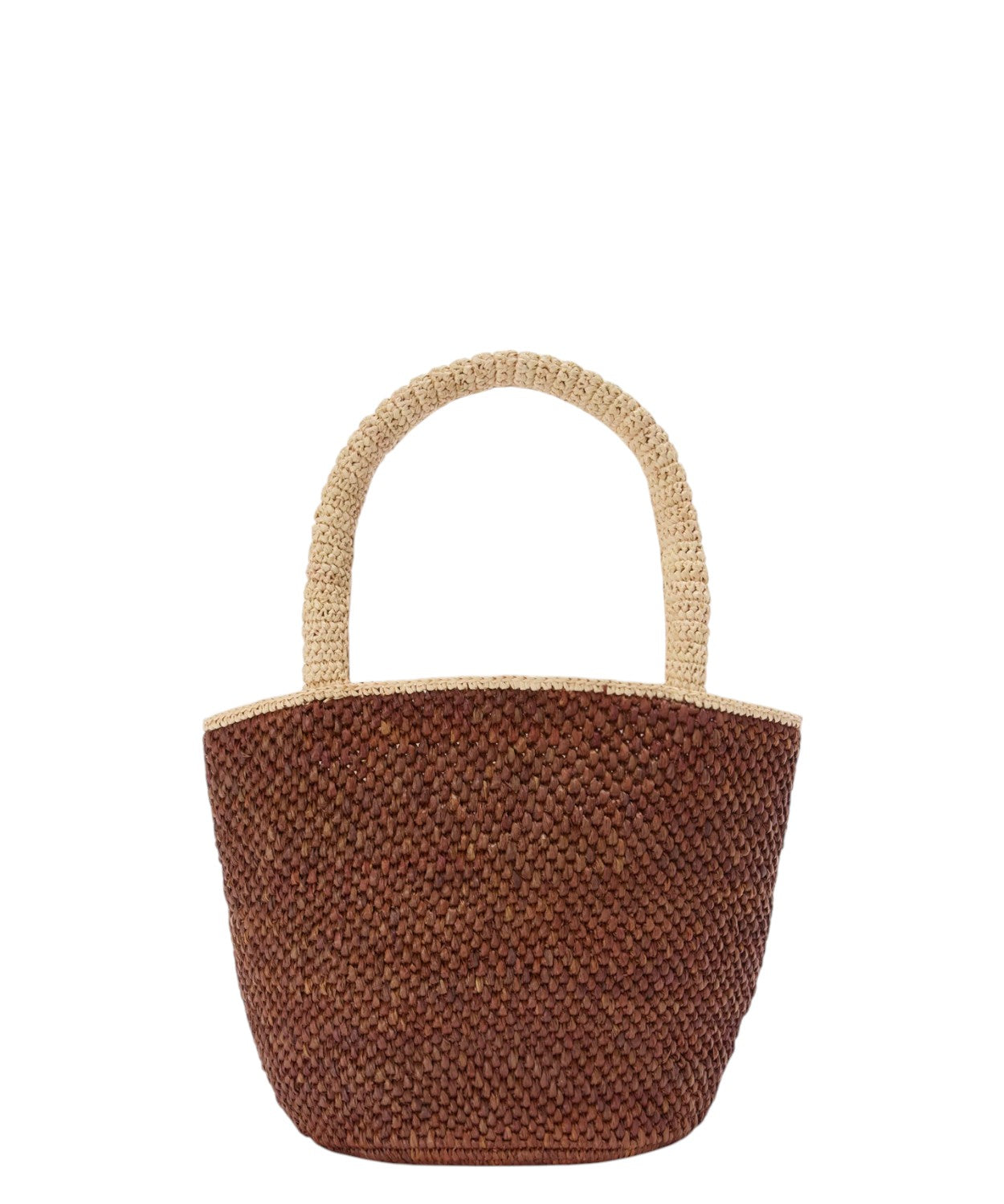 Marcy Mini Raffia Brown Bag for Elegant Summer Looks