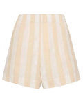 Shorts in Lino Meave a Righe Beige-Mc2 Saint Barth-Shorts-Vittorio Citro Boutique