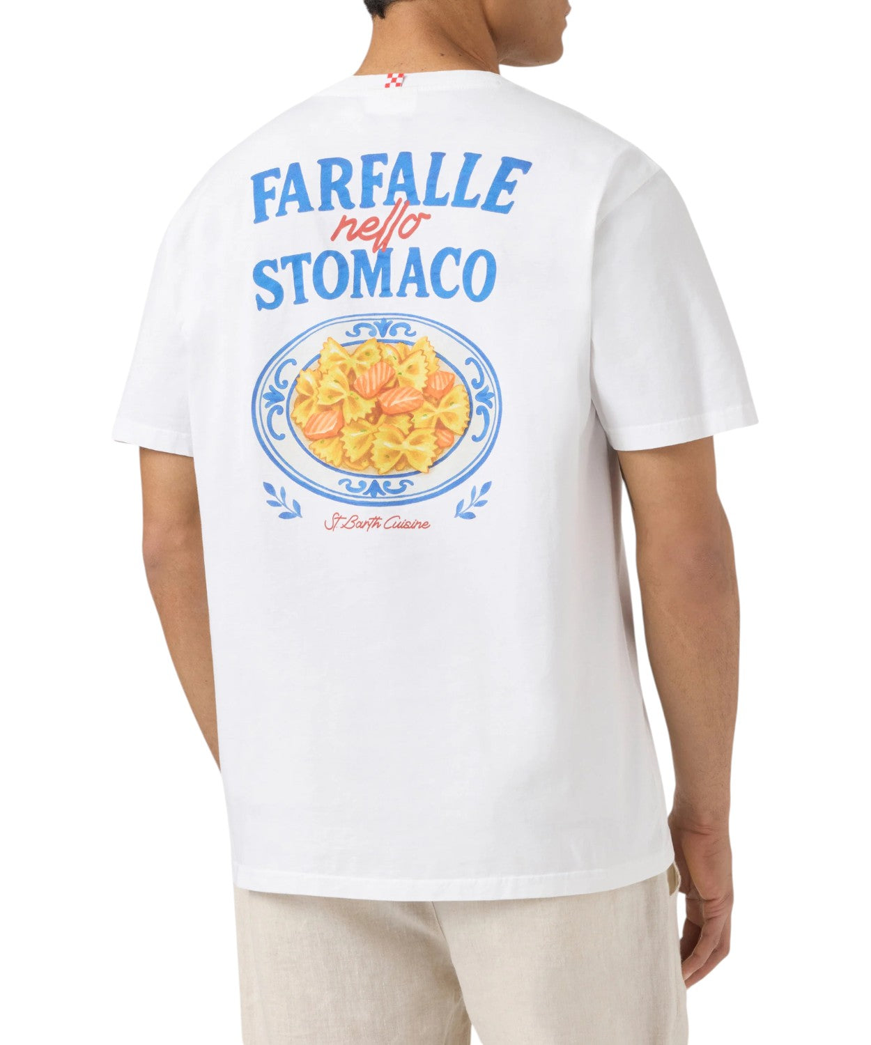 MC2 Saint Barth Men's Portland T-shirt with Summer Print