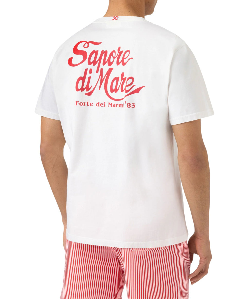Herre T-shirt Portland MC2 Saint Barth med ikonisk print