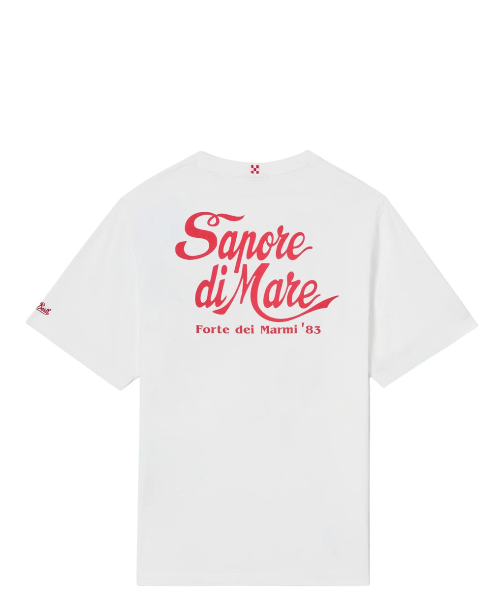 Herre T-shirt Portland MC2 Saint Barth med ikonisk print