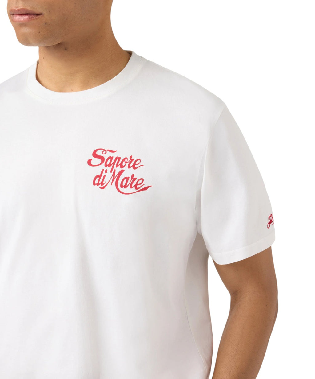 Herre T-shirt Portland MC2 Saint Barth med ikonisk print