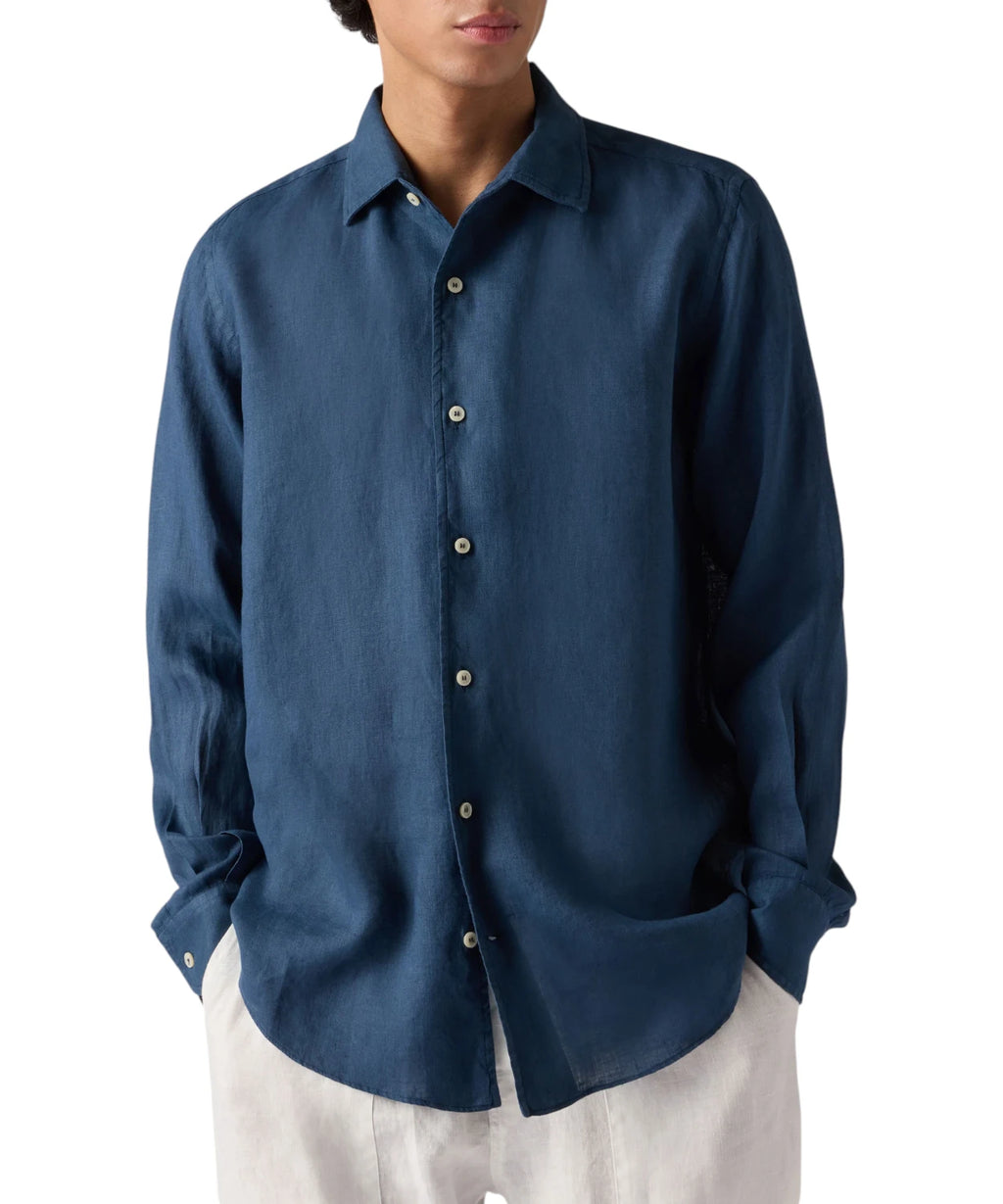 MC2 Saint Barth Men's Linen Shirt Raphael